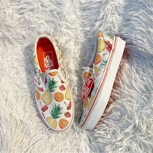 Cute fun Vans Fruits Print Slip-On Shoes sneakers